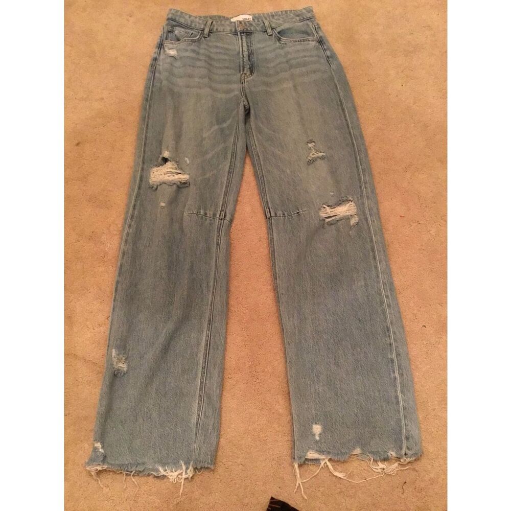 Vervet High Rise Barrel Jeans